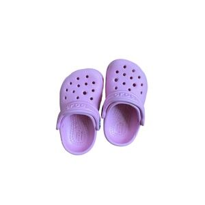Crocs Kids Pink  Comfort Clogs Size 4 Toddler Slip On Shoes